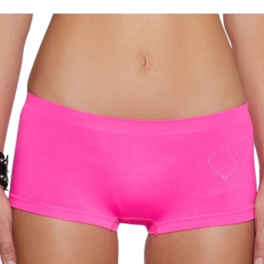 Music Legs Rhinestone Boyshorts